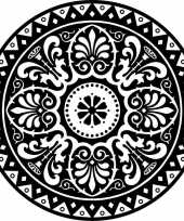 Badlaken rond mandala print terrissa 140 cm