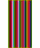 Gekleurd streepjes badlaken bora bora verticaal 90 x 170