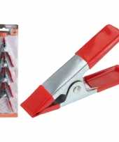 Grote badlaken knijpers voor op ligbed 4 stuks